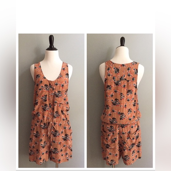 Madewell Broadway & Broome Silk Romper - Picture 1 of 5